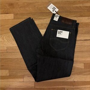 NWT Mens Lee 101 Z Relaxed Fit Straight Leg Jean in Dry, Size 36x34